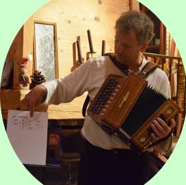accordeon gîte le vieux madrier la clusaz